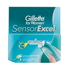 Кассеты сменные для бритья Gillette SENSOR Excel для женщин 5 шт