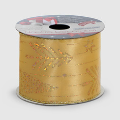 Лента упаковочная Due Esse Christmas золото 6,3 см х 27 м в ассортименте