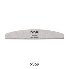 Runail Expert, Пилка для искусственных ногтей 180/180, полукруглая