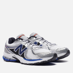 Мужские кроссовки New Balance 860v2, цвет серебряный, размер 44 EU