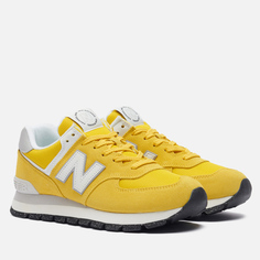 Мужские кроссовки New Balance ML574DD2, цвет жёлтый, размер 46.5 EU