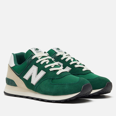 Мужские кроссовки New Balance U574MU2, цвет зелёный, размер 43 EU