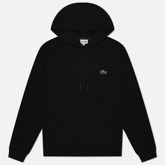 Мужская толстовка Lacoste Organic Cotton Hoodie Classic Fit, цвет чёрный, размер M