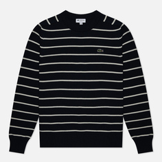 Мужской свитер Lacoste Core Striped Classic Fit, цвет синий, размер XL