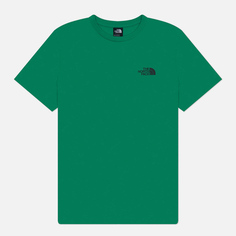 Мужская футболка The North Face Simple Dome Crew Neck, цвет зелёный, размер XXL