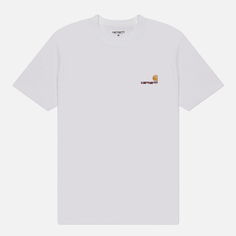 Мужская футболка Carhartt WIP American Script, цвет белый