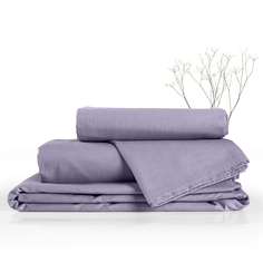 Простыни простыня VEROSSA Melange 200х220см диагональ ирис, арт.779228