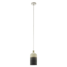 Светильники подвесные светильник подвесной EGLO Azbarren 1х40Вт E27 сталь бежевый керамика серый