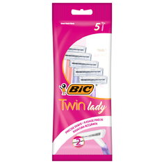 Станки для бритья одноразовые станок для бритья BIC Lady twin 5шт одноразовый женский