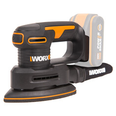 Машины виброшлифовальные аккумуляторные шлифмашина аккумуляторная WORX WX822.9 20В Li-Ion без АКБ и ЗУ