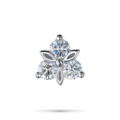 Подвеска из серебра э0612пд04210012_white ЭПЛ Даймонд