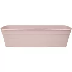 Ящик балконный Глория 60х17х18 см пластик розовый ЧЕТЫРЕ СЕЗОНА