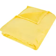 Плед Gella 200x220 см фланель цвет желтый Ardenza