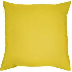 Подушка Pharell 40x40 см цвет желтый Banana 4 Inspire