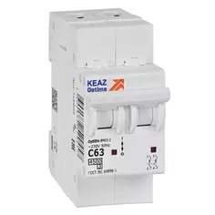 Автоматический выключатель КЭАЗ Opti Din BM63 2P C63 А 4.5 кА