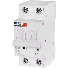 Автоматический выключатель КЭАЗ Opti Din BM63 2P C40 А 4.5 кА