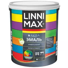 Эмаль Linnimax цвет прозрачный полуматовый база Б3 2.35 л