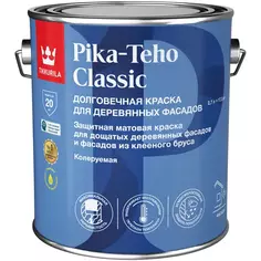 Краска фасадная Tikkurila Pika-Teho Classic матовая цвет белый база A 2.7 л
