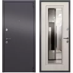 Дверь входная металлическая Ситти 95x205 см правая белое дерево Torex
