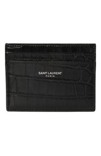 Кожаный футляр для кредитных карт Saint Laurent
