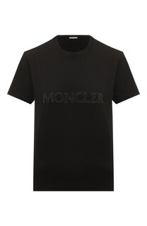 Хлопковая футболка Moncler