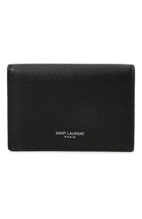 Кожаный футляр для кредитных карт Saint Laurent