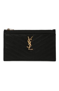 Кожаный футляр для документов Saint Laurent