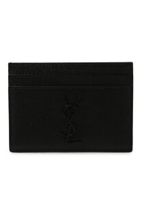 Кожаный футляр для кредитных карт Saint Laurent