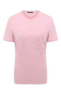 Хлопковая футболка Versace
