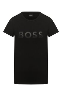 Хлопковая футболка BOSS