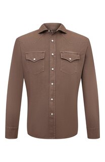 Джинсовая рубашка Brunello Cucinelli