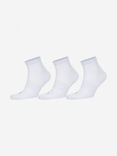 Носки Columbia New Cotton Quarter Socks, 3 пары, Белый