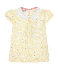 Желтая футболка с цветочным принтом Sanetta fiftyseven