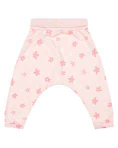 Розовые спортивные брюки в цветочек Sanetta fiftyseven