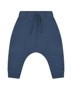 Темно-синие спортивные брюки Sanetta Kidswear