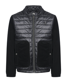 Черная стеганая куртка Herno