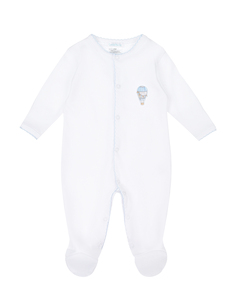 Белый комбинезон с вышивкой &quot;воздушный шар&quot; Lyda Baby