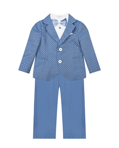 Комплект: пиджак, рубашка, брюки и галстук-бабочка Baby A