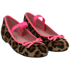 Леопардовые туфли с перемычкой Pretty Ballerinas