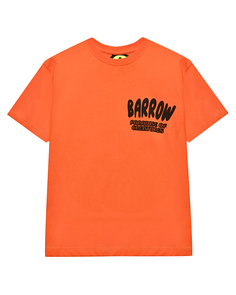Футболка с лого, оранжевая Barrow