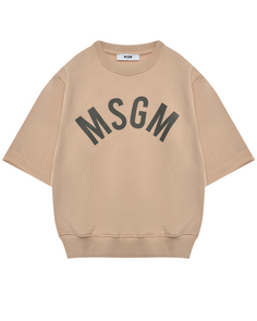 Свитшот с короткими рукавами MSGM