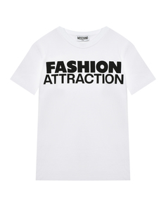 Футболка с принтом &quot;fashion attraction&quot; Moschino