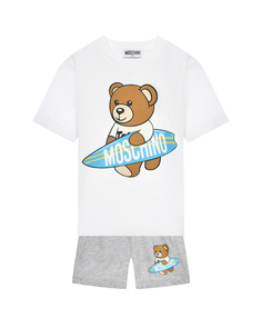 Комплект: футболка и шорты, принт &quot;серфинг&quot; Moschino
