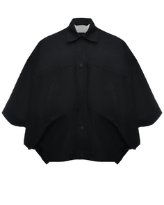 Куртка-кейп, черная ADD