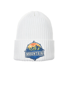 Белая шапка с нашивкой &quot;горы&quot; Regina
