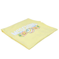 Желтое одеяло с принтом &quot;мишки и игрушки&quot;, 74x68 см Moschino