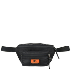 Черная сумка-пояс с лого, 20x12x8 см Dolce&Gabbana