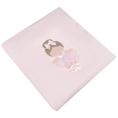 Розовое одеяло с аппликацией &quot;балерина&quot;, 70x80 см Story Loris