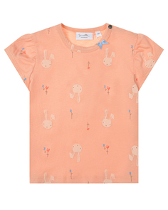 Футболка персикового цвета Sanetta Kidswear