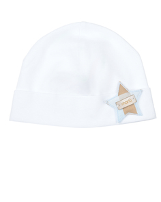 Белая шапка с нашивкой &quot;звезда&quot; Marlu